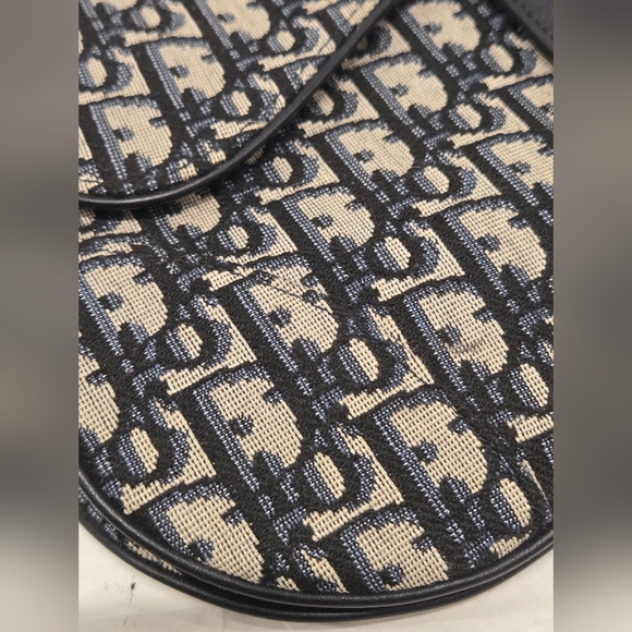 Dior Mini Oblique Saddle Shoulder Bag - Picture 13 of 14